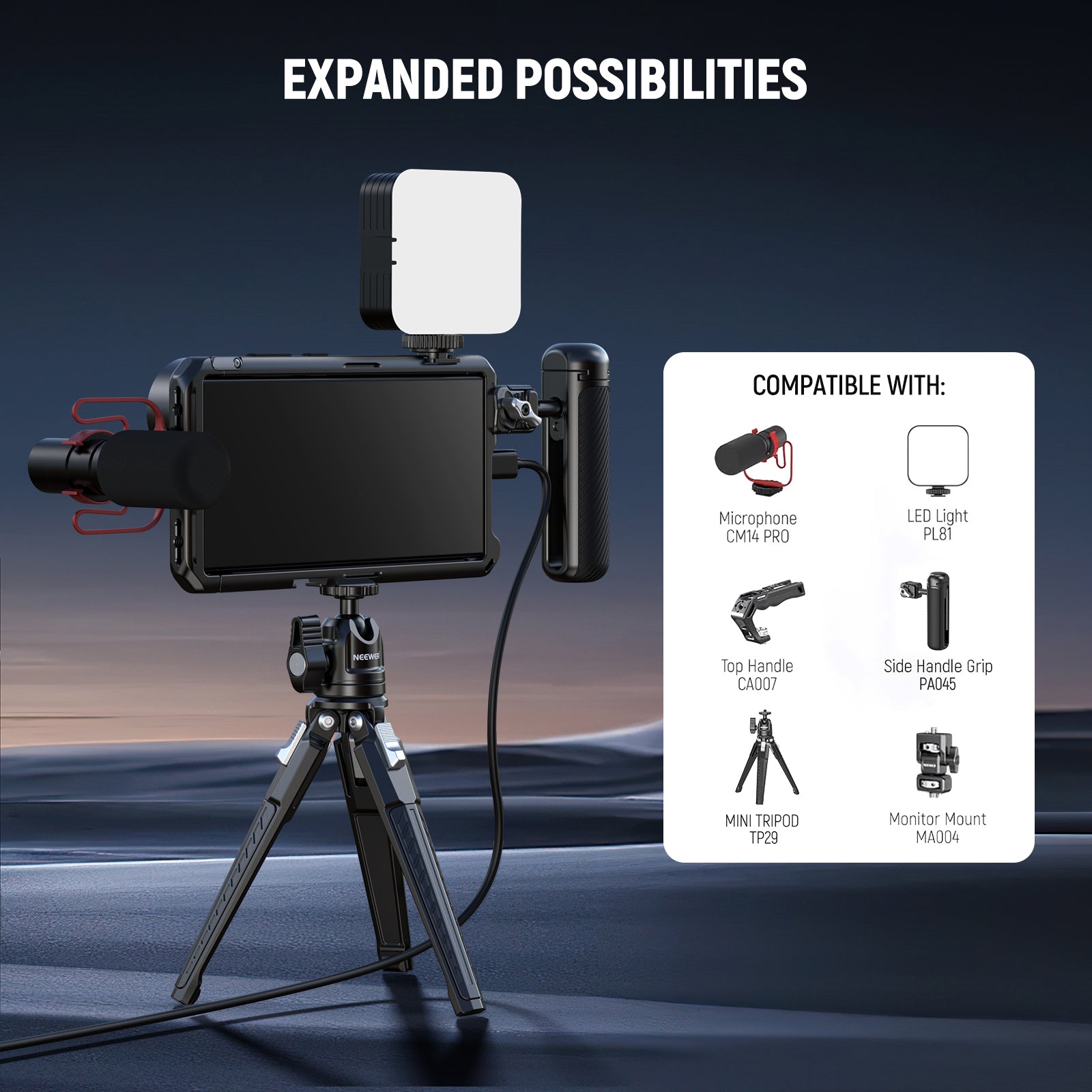 Smallrig video rig kit universal para smartphone 3155