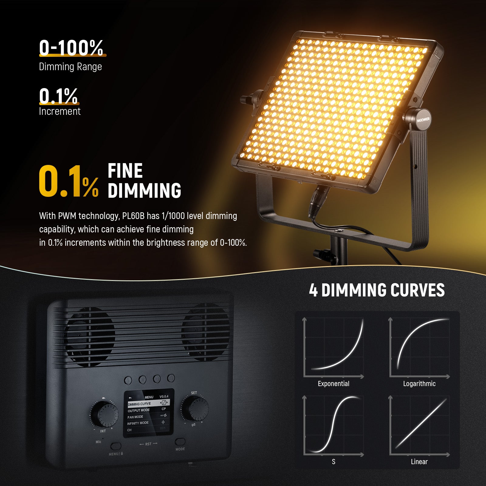 Neewer PL60B LED Panel Light