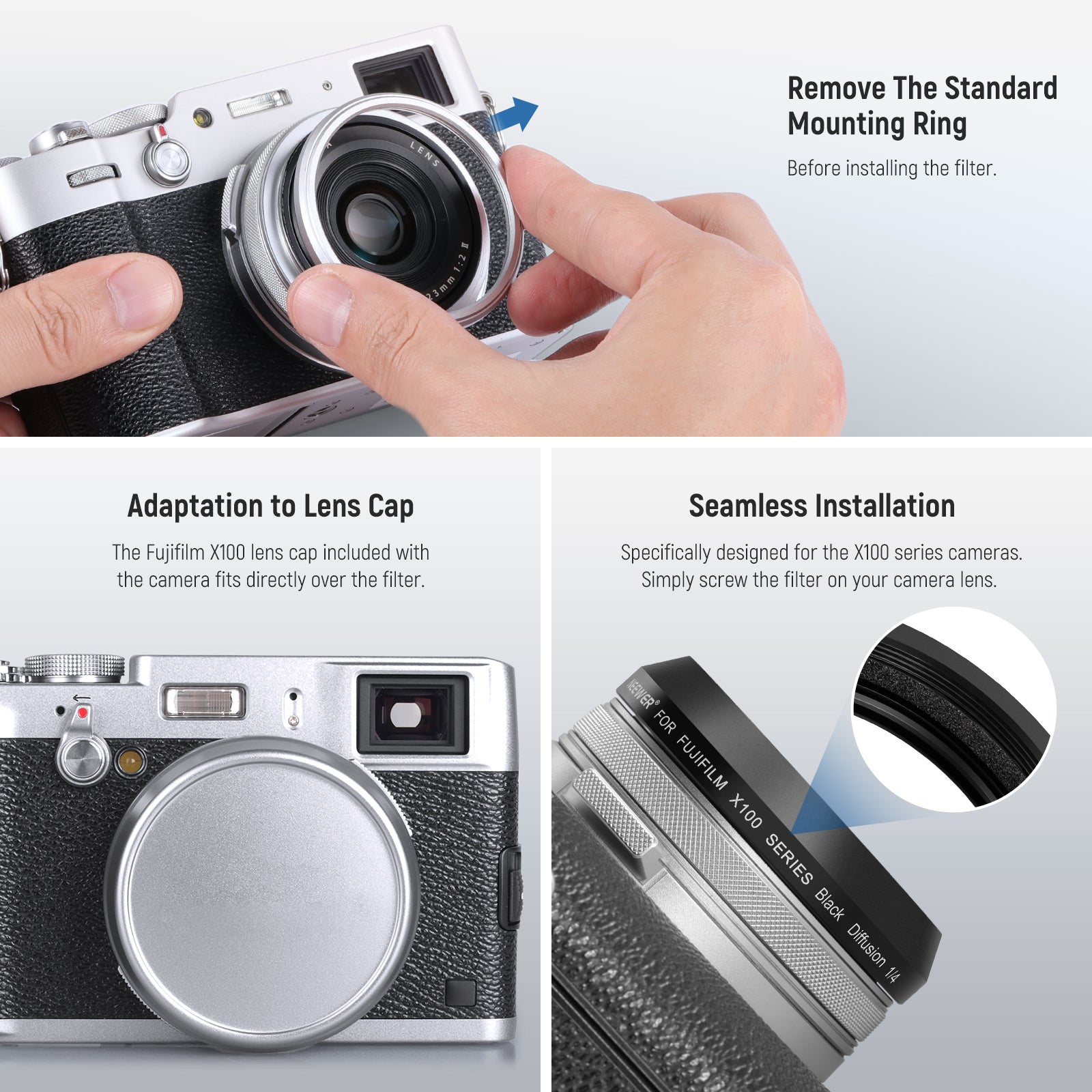 x100 2020-2026 Genuine Kawasaki Ninja 1000 SX Large Windshield Clear