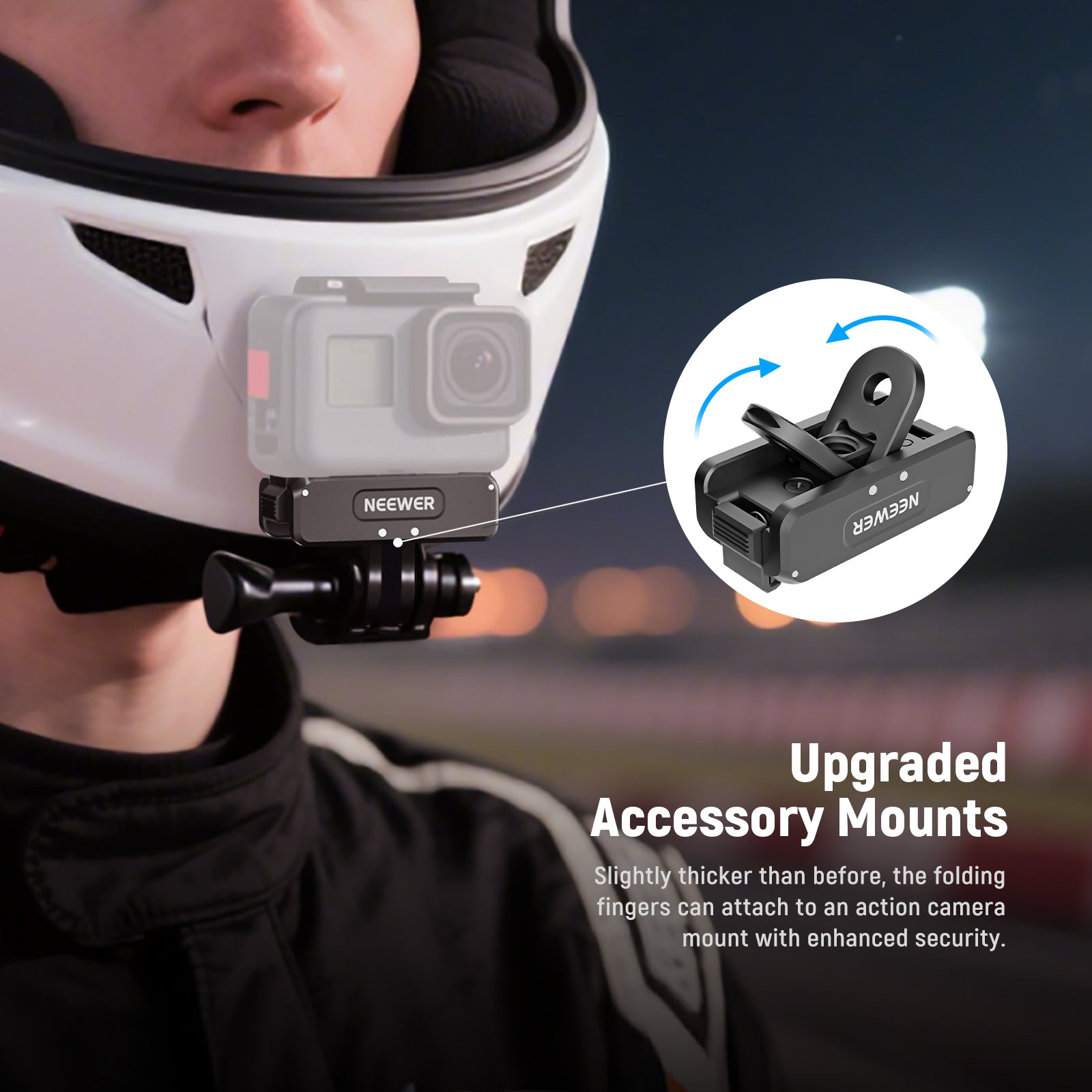 NEEWER AC011 Magnetic Mount For Osmo 360 Action 5 Pro/4/3