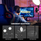 NEEWER R10 10.5" Desk Ring Light is convenient to adjust.