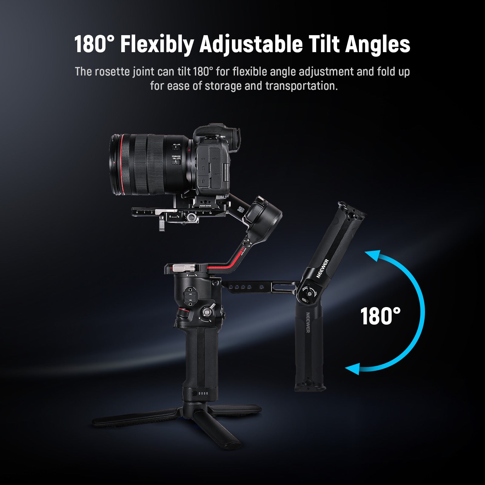 NEEWER ST49 Gimbal Sling Handle with NATO Rails For DJI