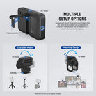 NEEWER N15 Clip On Magnetic LED Fill Light offers multiple setup options.