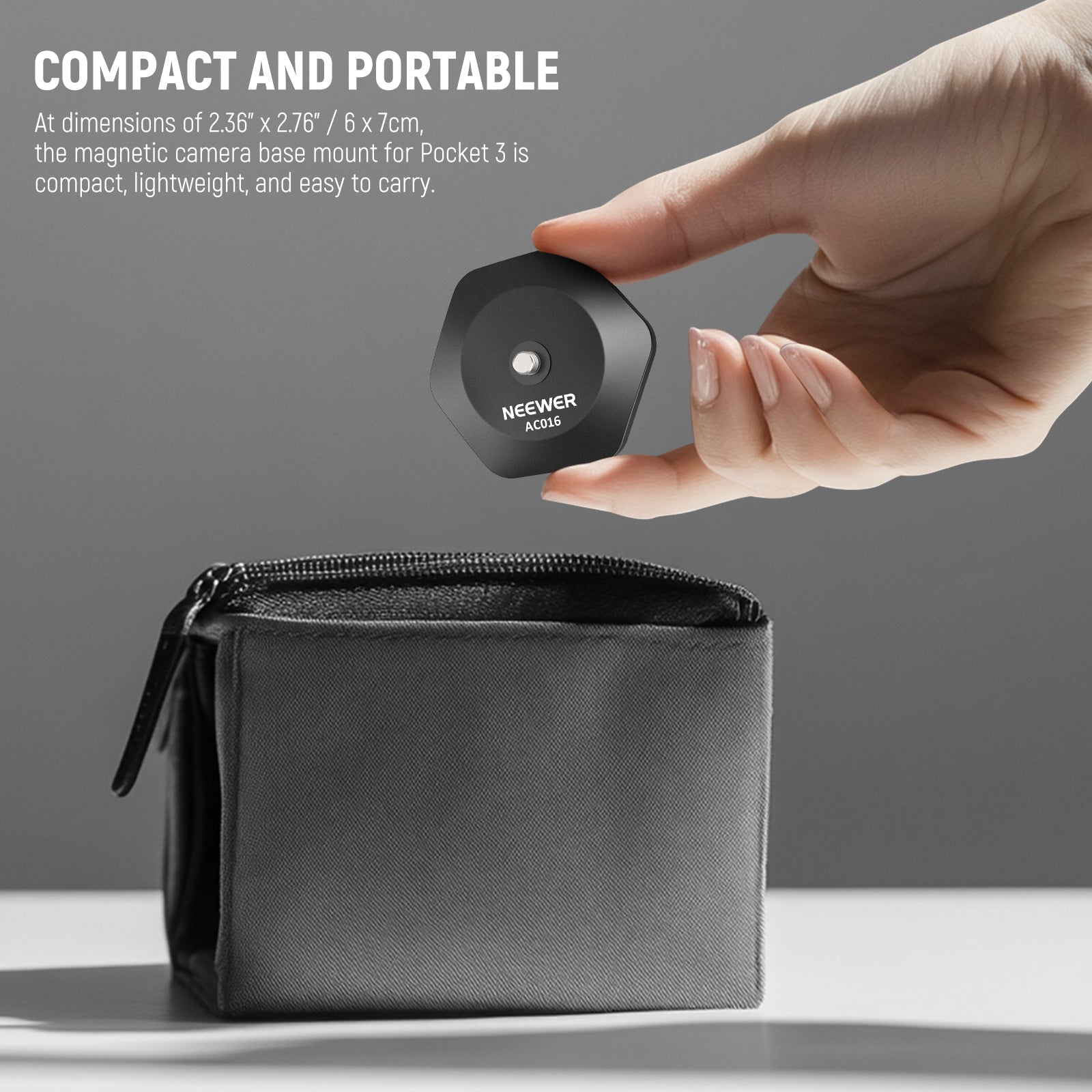 Neewer AC016 Magnetic Camera Mount - Thumbnail 4