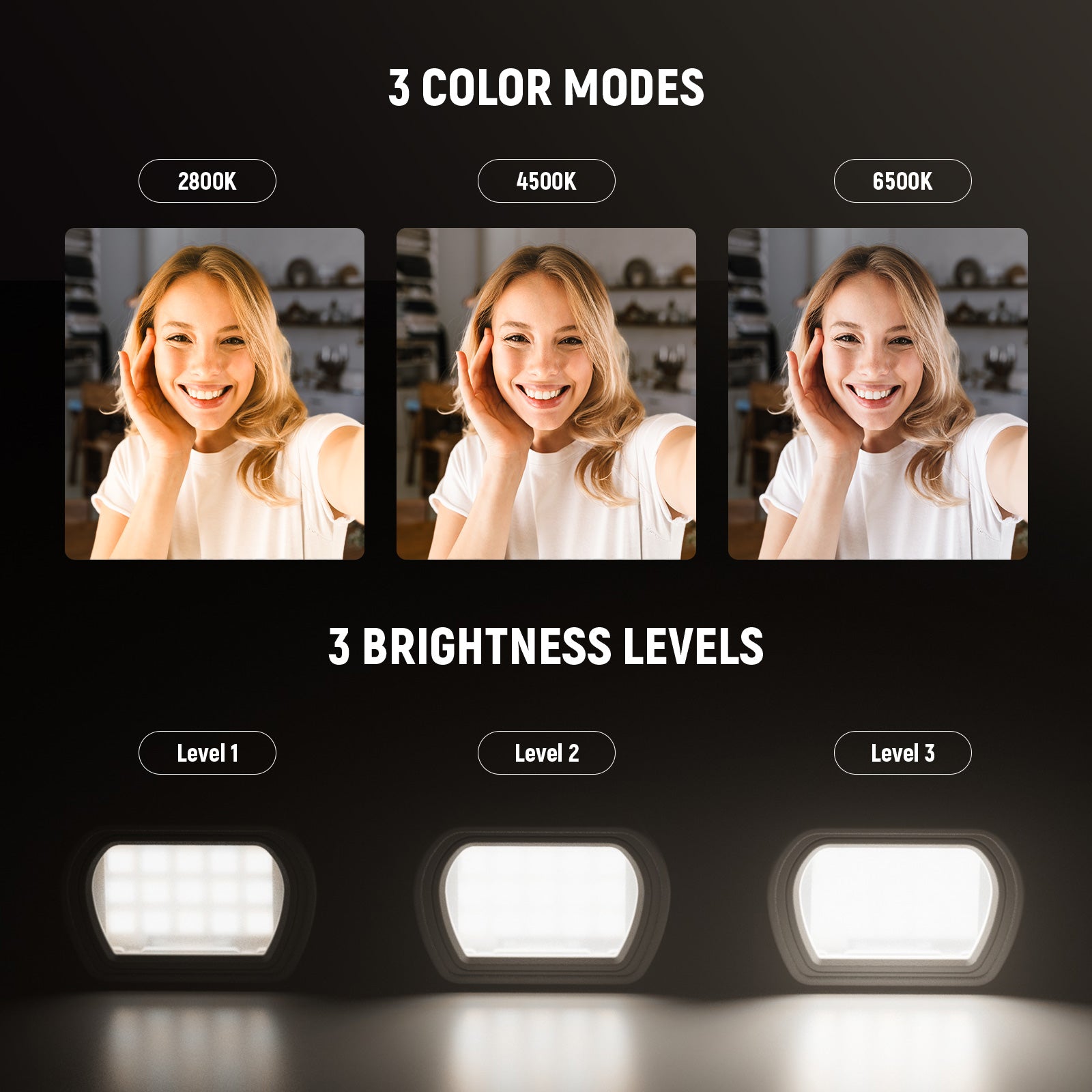 NEEWER MS60C RGB LED Light for Video | Handheld Spotlight