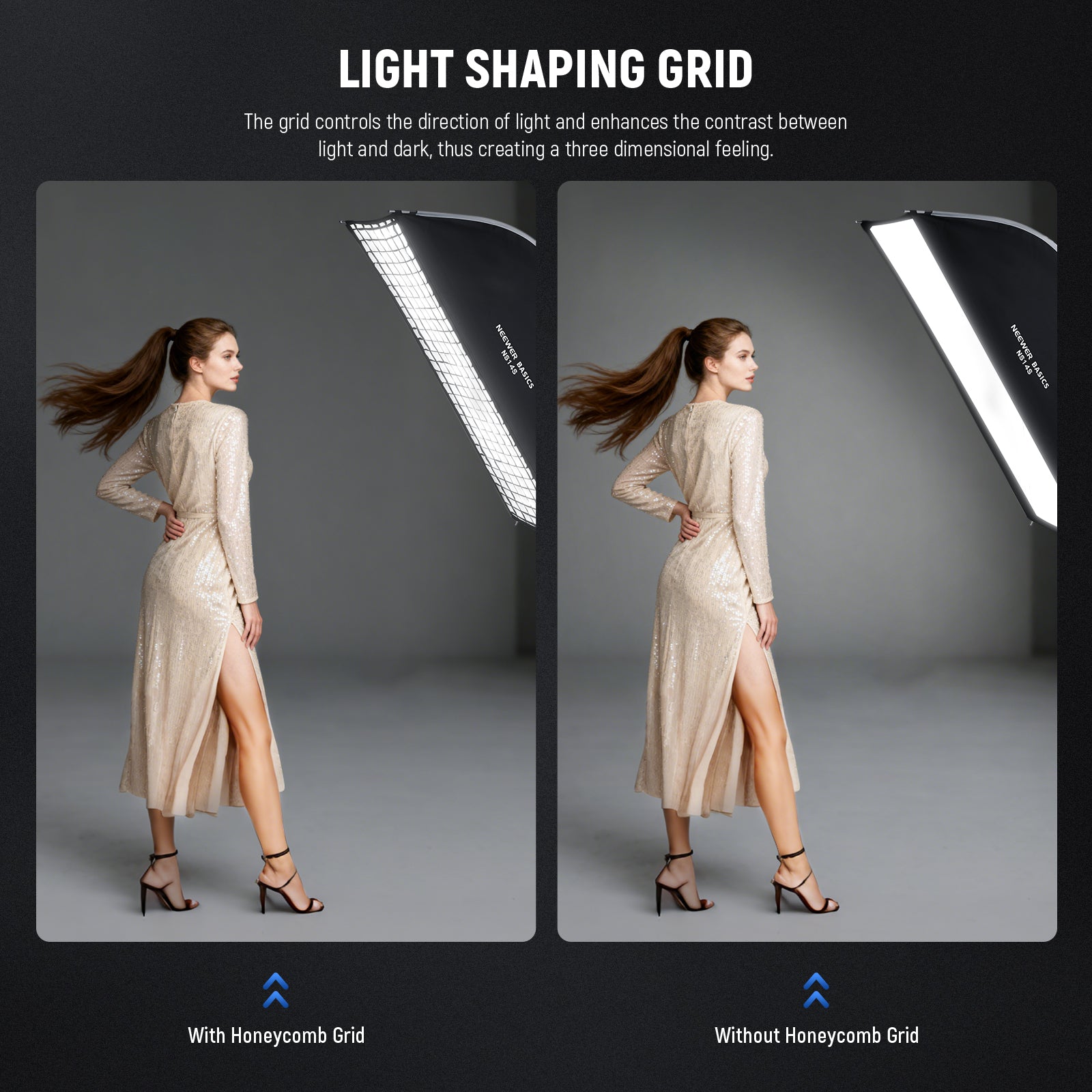NEEWER NS12S/NS14S Rectangular Quick Release Softbox Kit