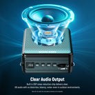 NEEWER VA02 Voice Amplifier is equipped with a built in DSP noise reduction chip.