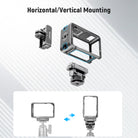 A 160° adjustable tilt enables flexible positioning for versatile shooting angles