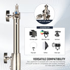 Wide Compatibility of the NEEWER DS021 Stainless Steel Adjustable Boom Arm