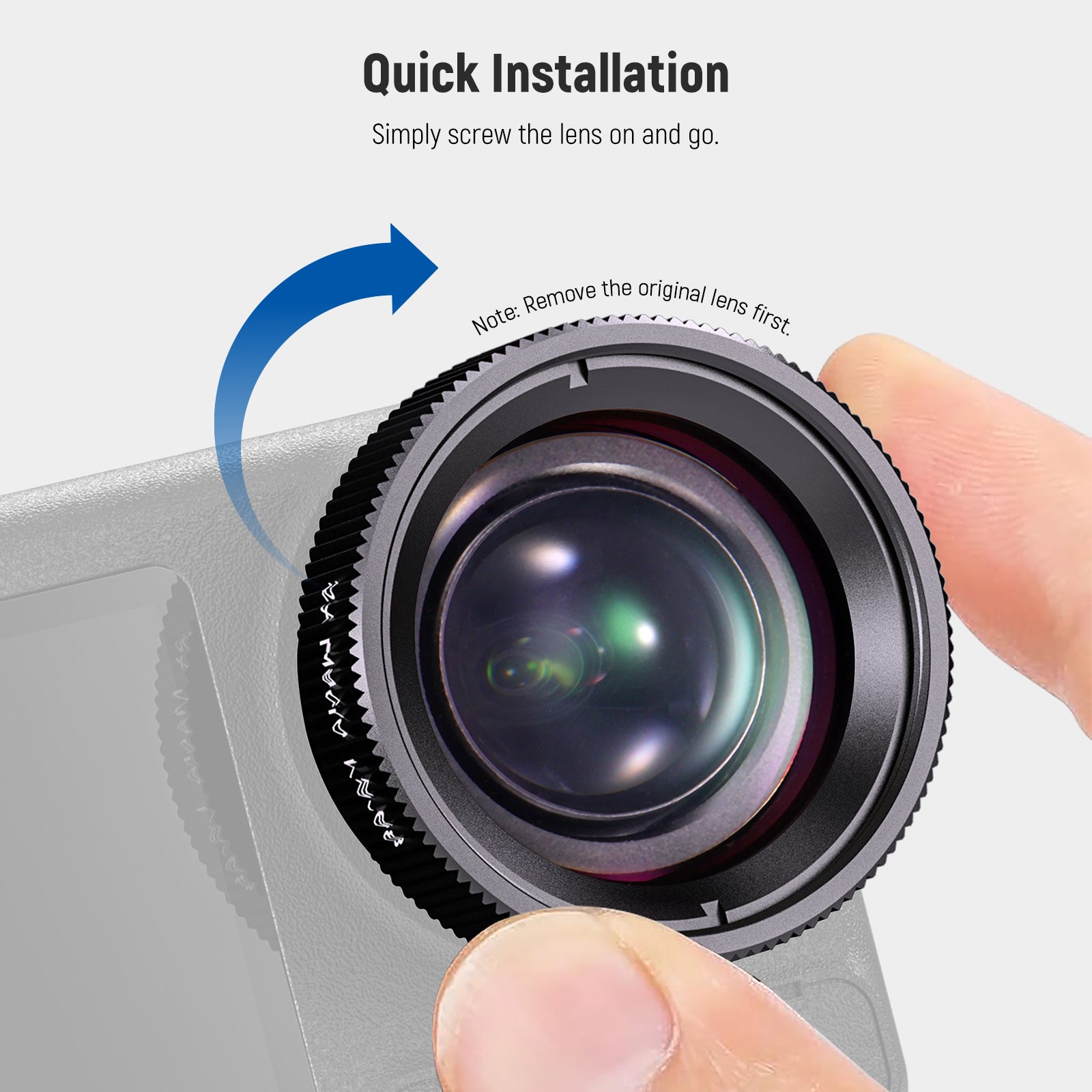 NEEWER LS-68 2X Macro Lens For Action 5 Pro & Action 4