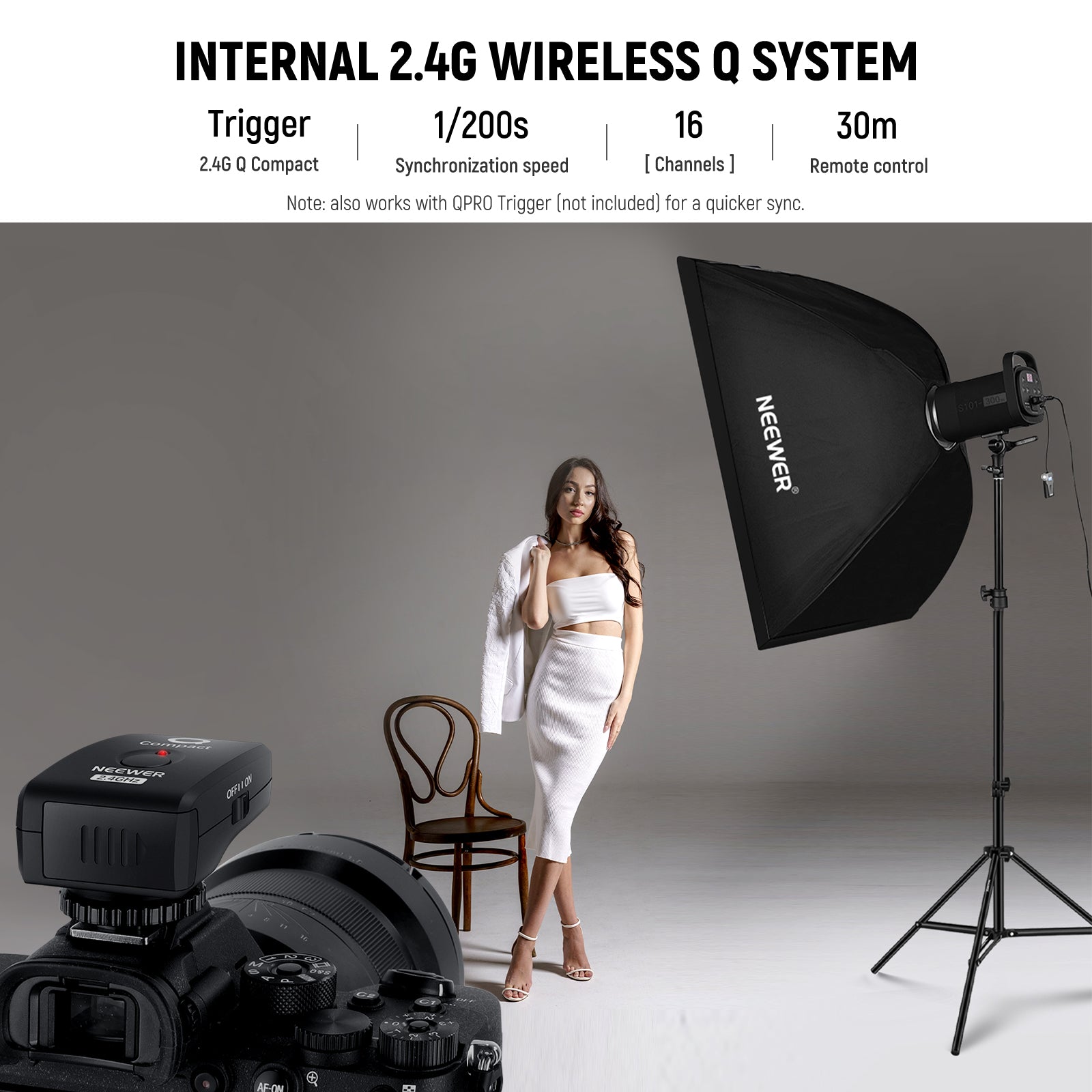 NEEWER S101-300W PRO Strobe Flash For Photography