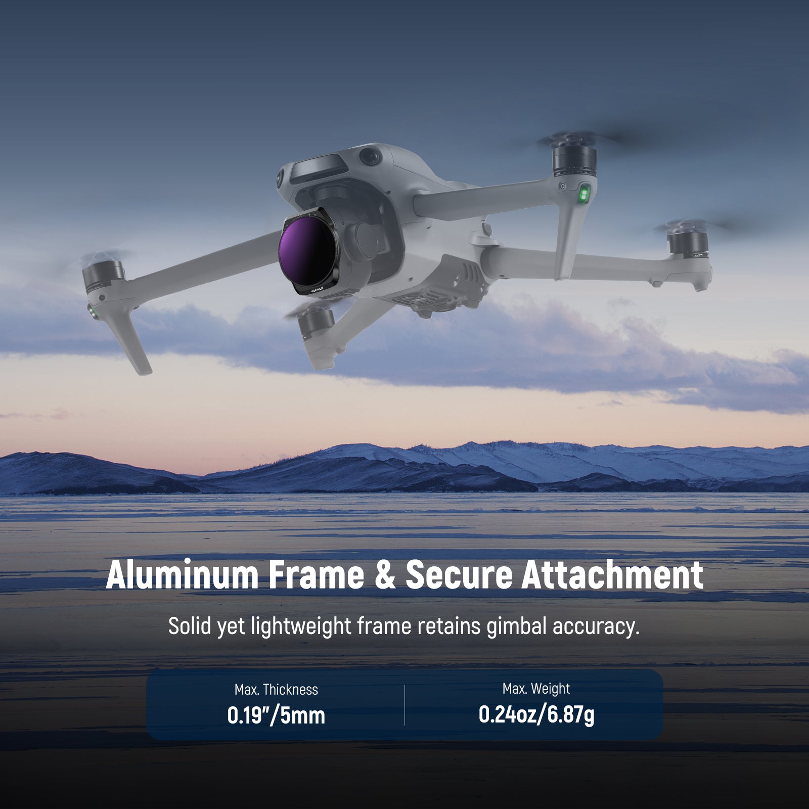 Neewer FL-A88 Variable ND Filter for DJI Air 3S