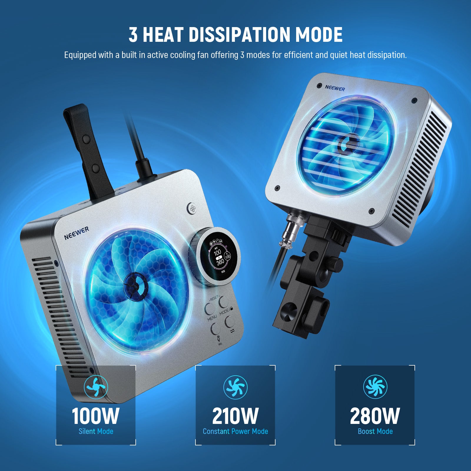 Neewer HS200C Video Light - Thumbnail 4