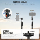 NEEWER ST200B Lightweight Photography Light Stand offers flexible angles.