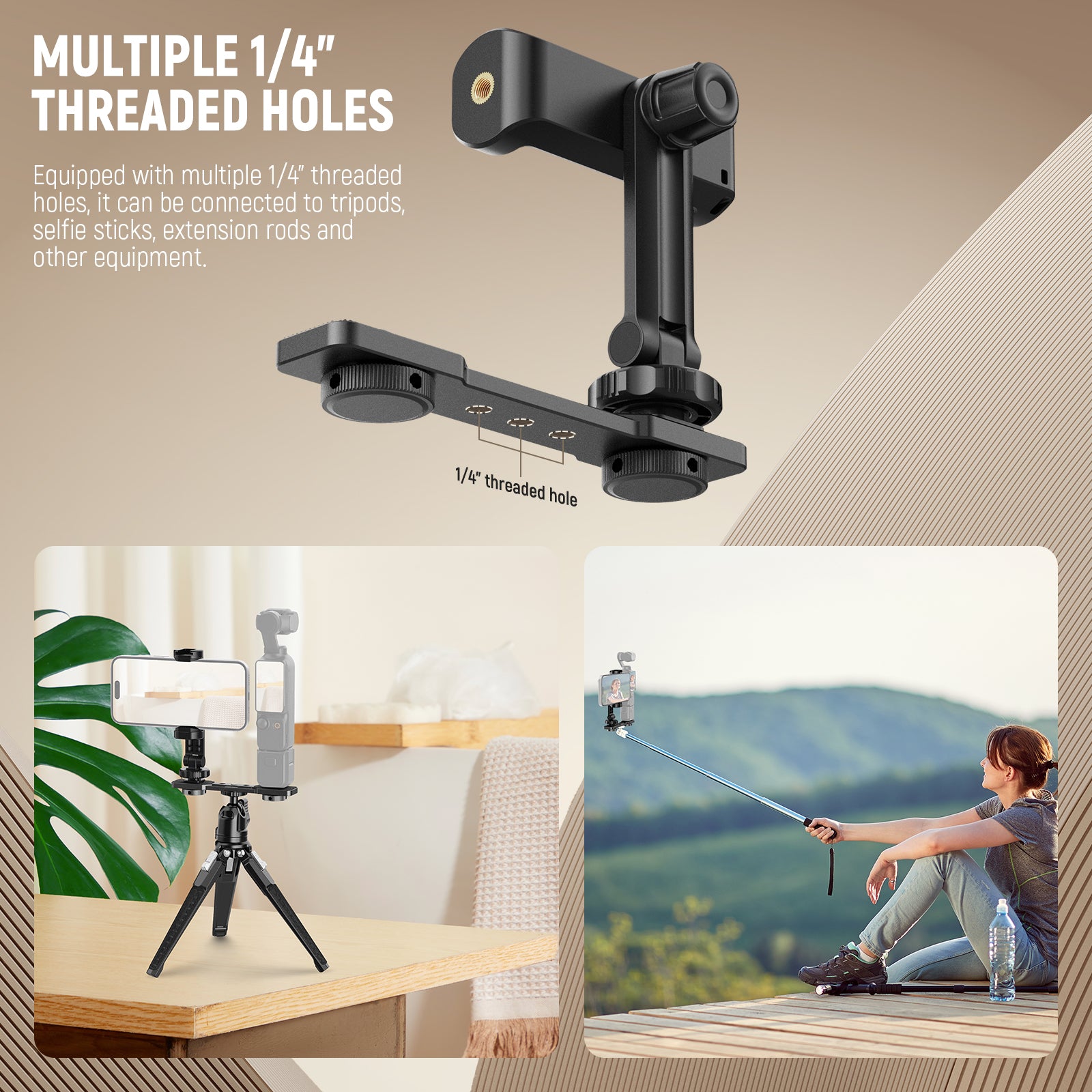 NEEWER AC021 Phone Holder Mount For DJI Osmo Pocket 3