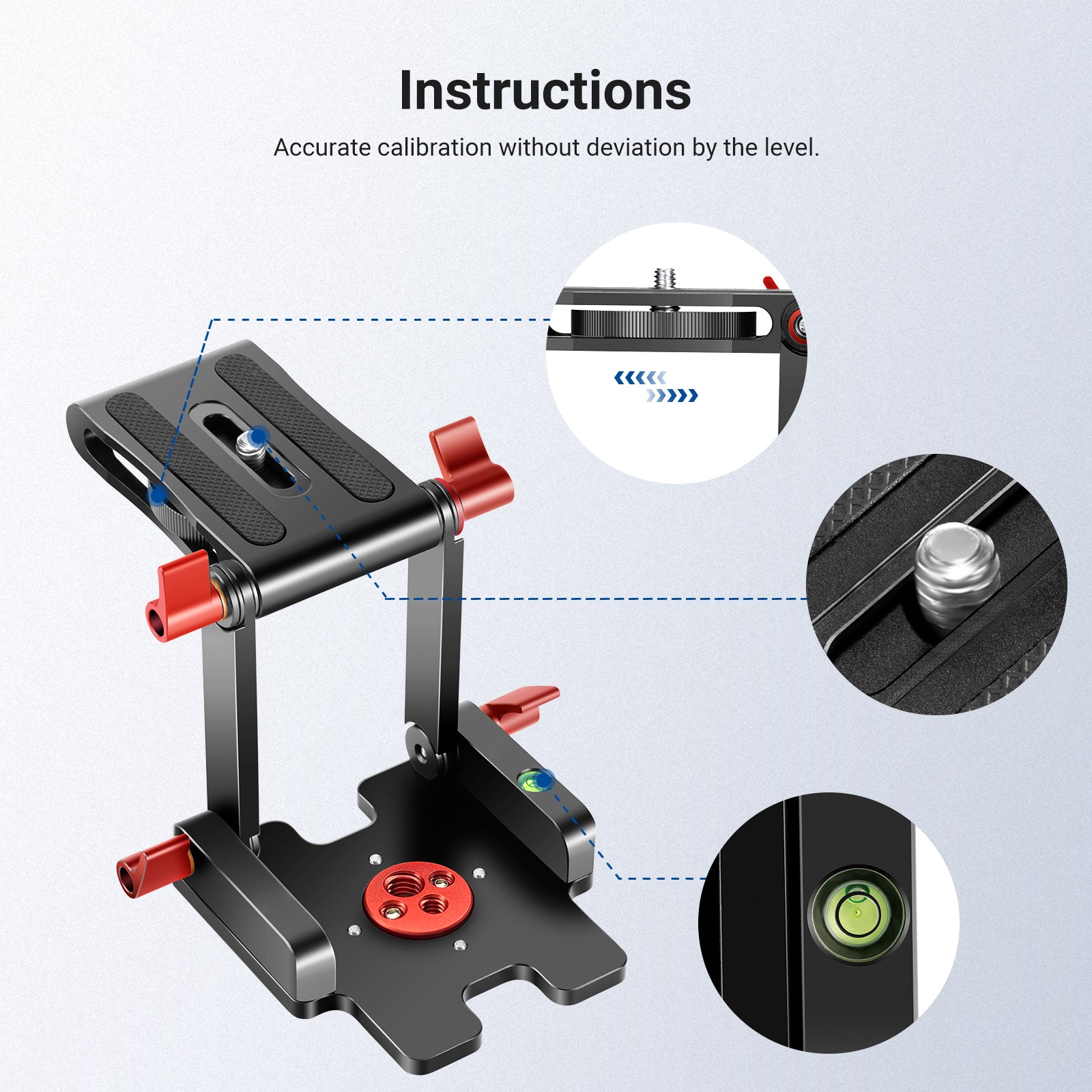 NEEWER Upgraded Z-Flex Tilt Tripod Head - NEEWER