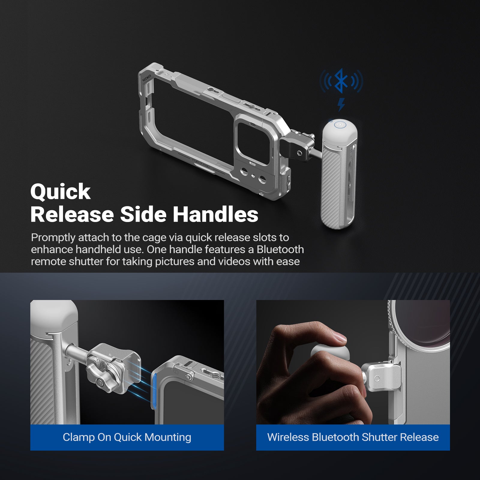 NEEWER Phone Cage & Handle Kit for iPhone 17 Pro/Pro Max
