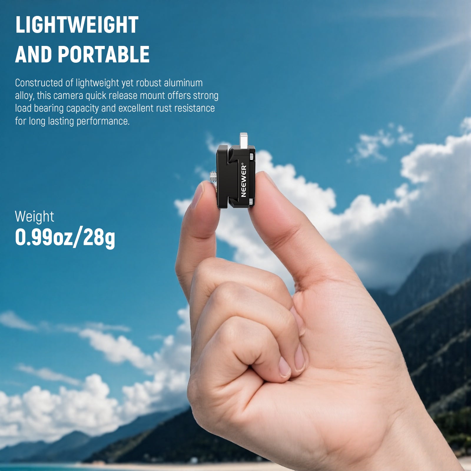 Neewer CA139 Action Camera Tripod Mount - Thumbnail 5