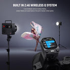 NEEWER QZ-C TTL Wireless Flash Trigger Transmitter for Canon has built in wireless Q system