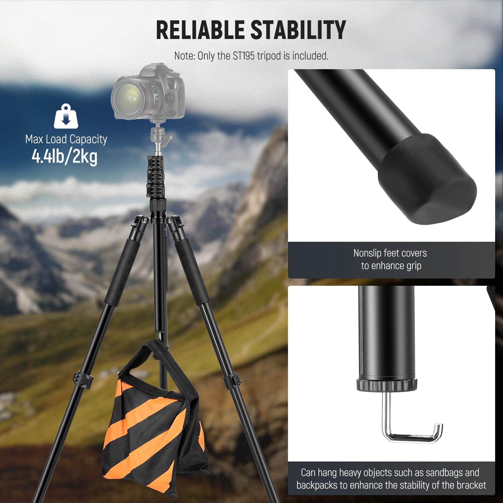 Neewer ST195 Light Stand - Thumbnail 4