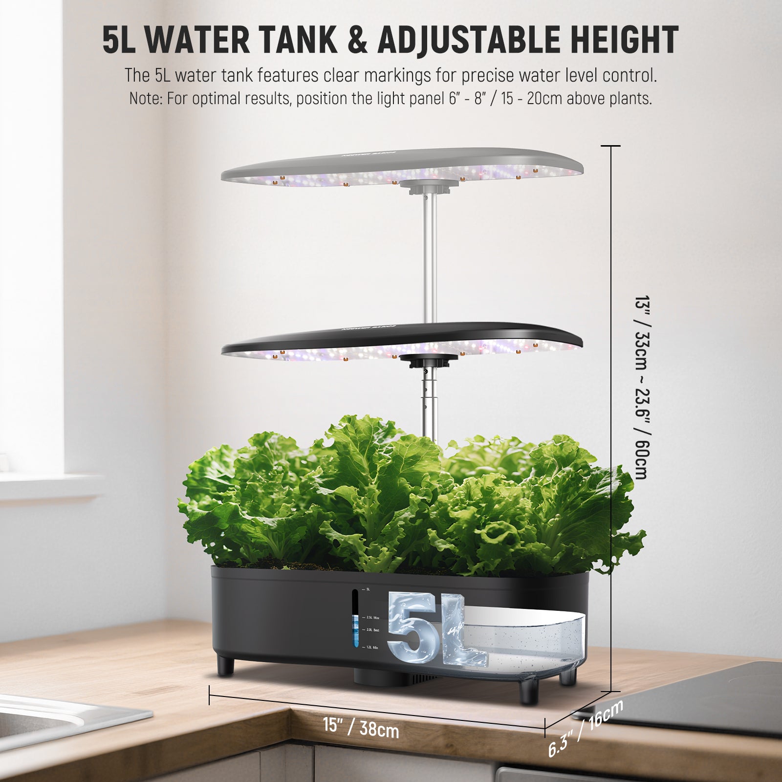 NEEWER HGS02 Silent Aeroponics Growing System Kit