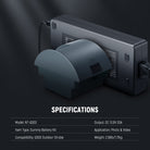 Specifications of the NEEWER NT-Q300 Dummy Battery