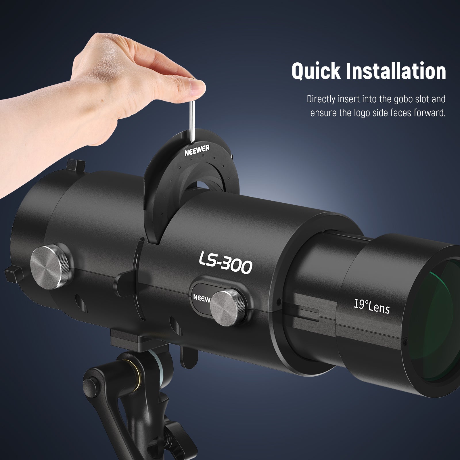 Neewer CSS3 Spotlight Mount Iris - Thumbnail 2