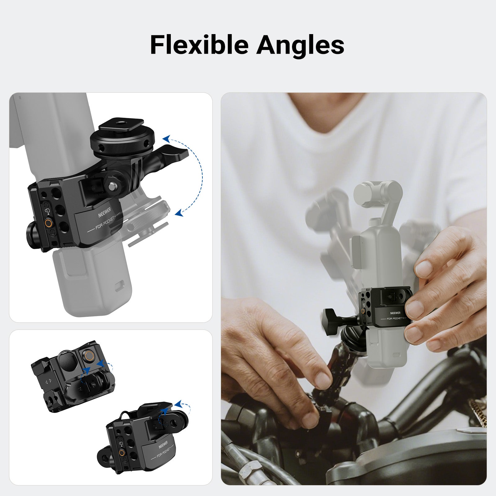 NEEWER AC069 Action Camera Cage for DJI Osmo Pocket 4