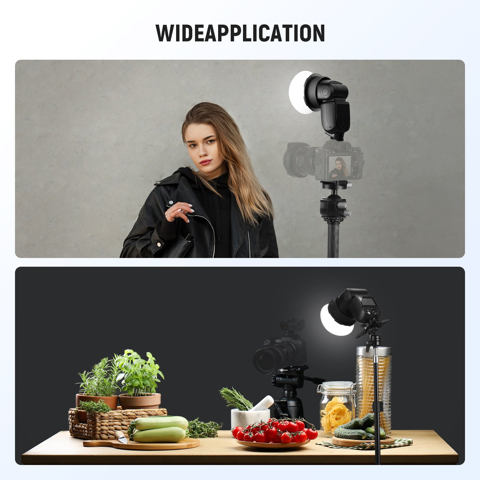 Scenarios for NEEWER CRS13 Flash Magnetic Adapter Ring