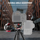 NEEWER TP12 Travel Tripod is flexible to adjust the angle.