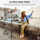NEEWER TS03 Travel Phone Tripod is made of aluminum alloy.