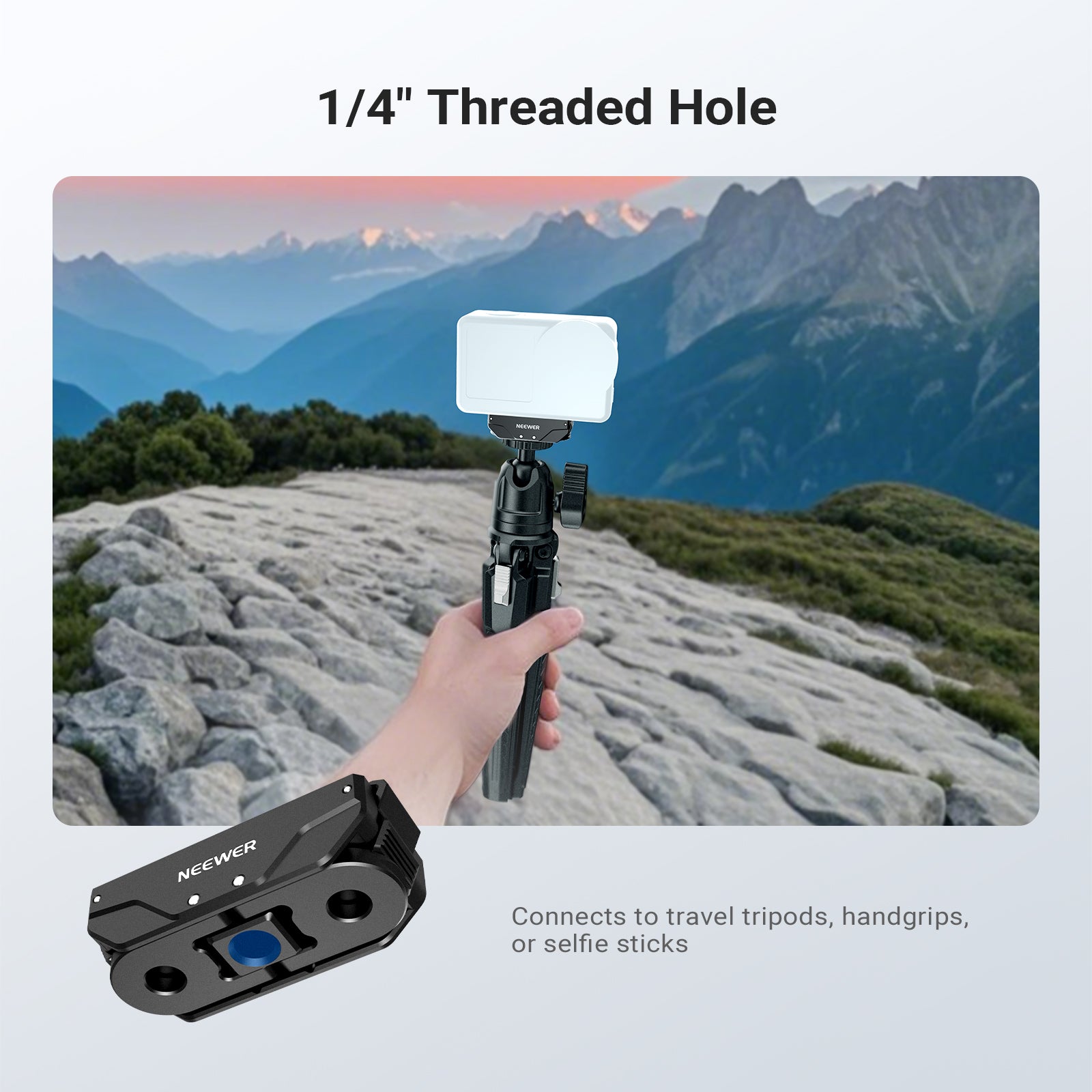 NEEWER AC071 Magnetic Quick Release Mount For Action 6