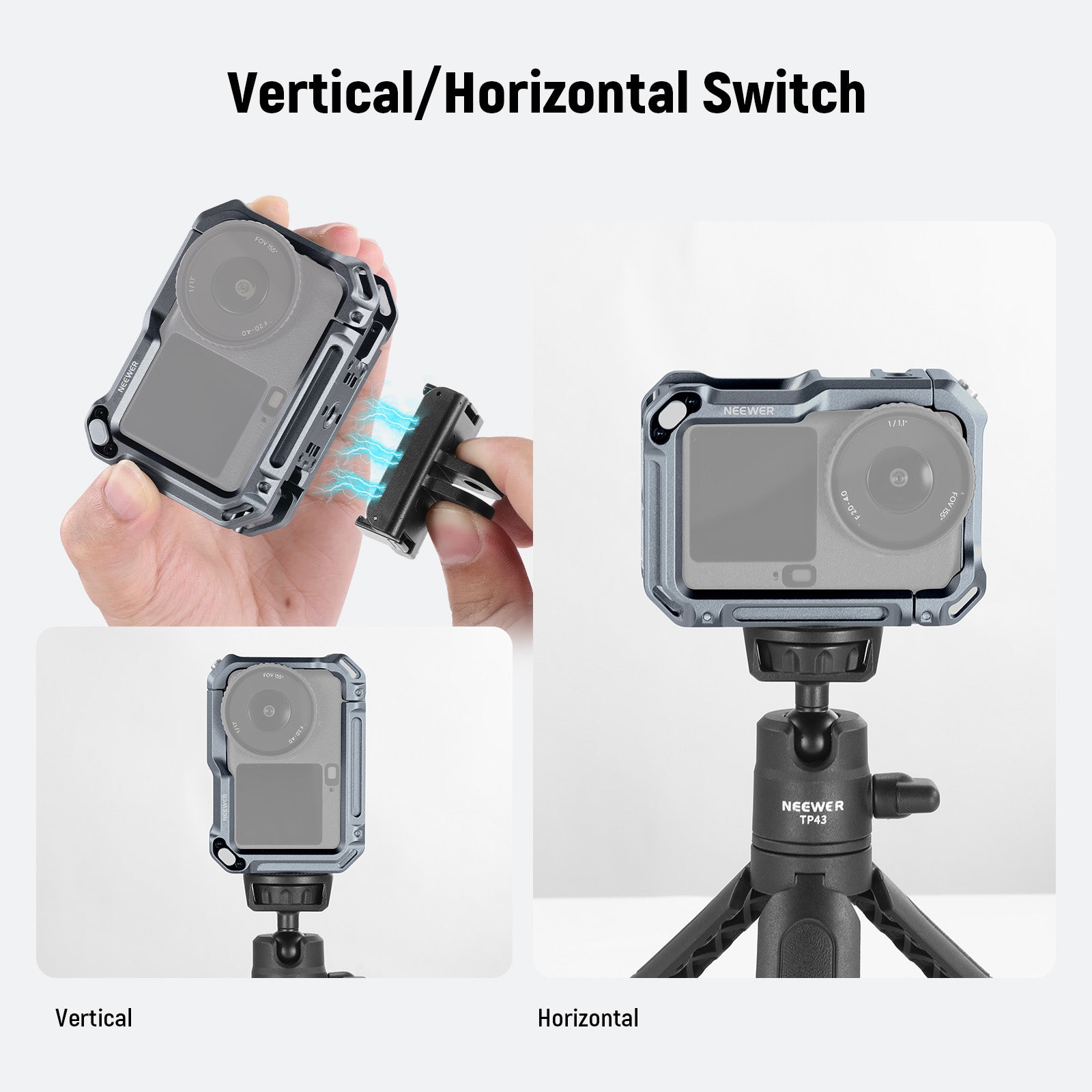 NEEWER AC049 Camera Cage For DJI Osmo Action 6