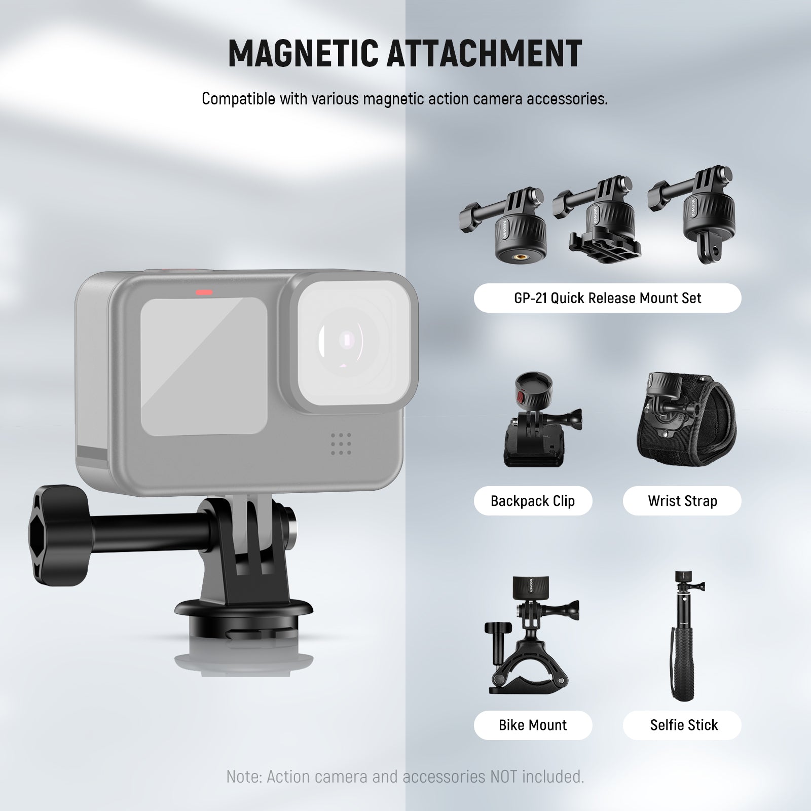 NEEWER GP39 Magnetic Action Camera Neck Mount Kit