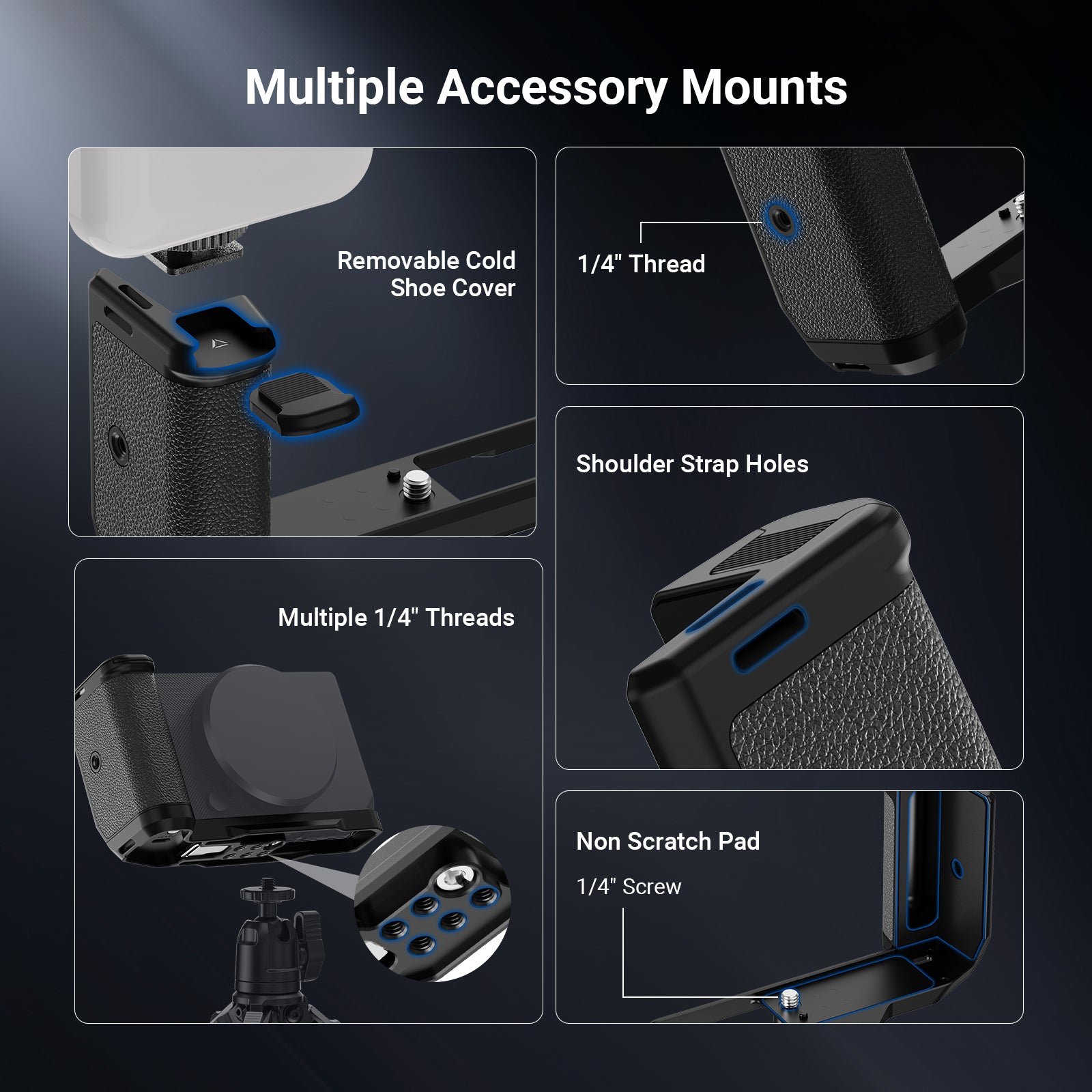 NEEWER CA170 L Shape Grip Compatible with Sigma BF