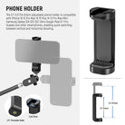 NEEWER UA056 Articulating Magic Arm Kit includes a phone holder.
