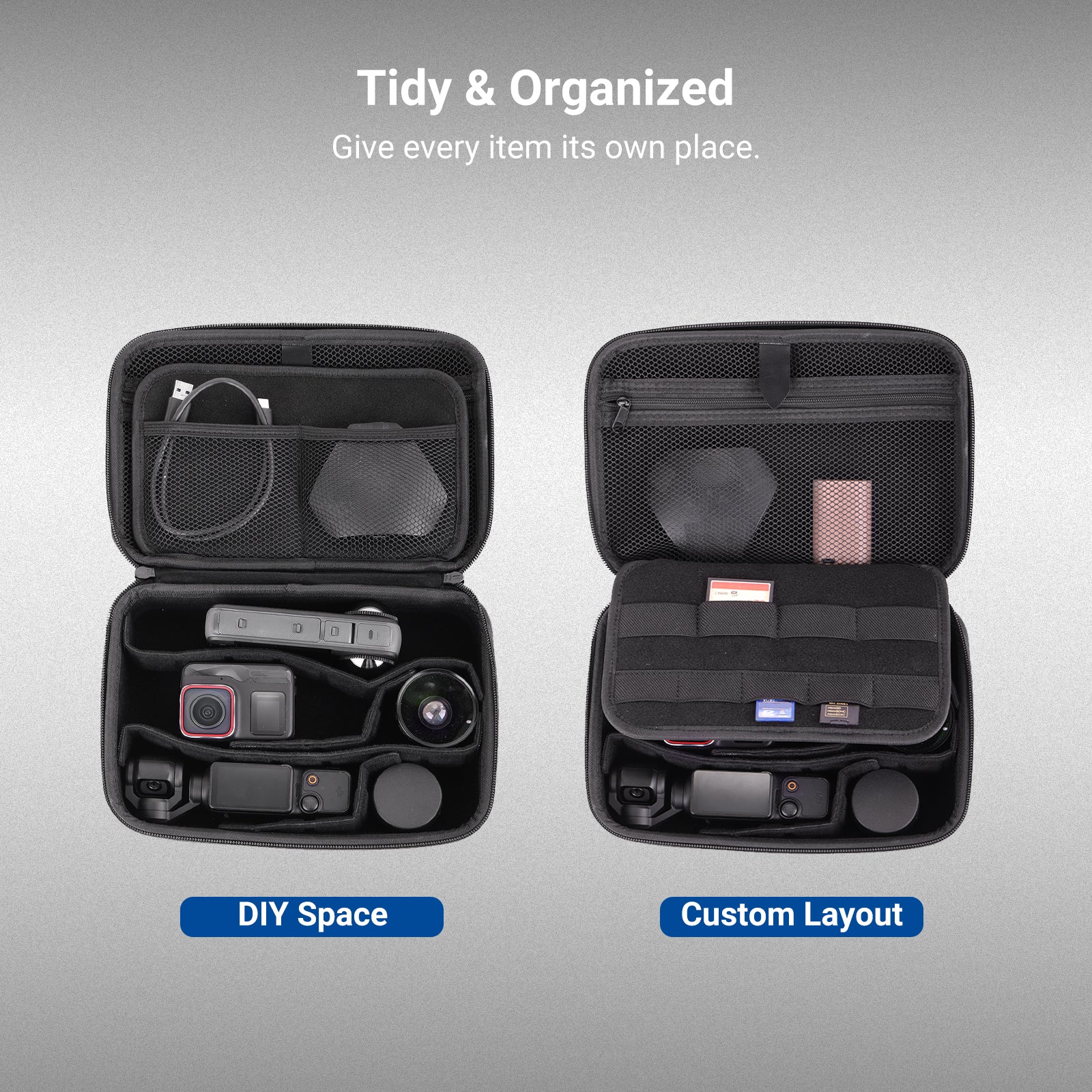 NEEWER PB27 Carrying Case for Action Camera & Accessories