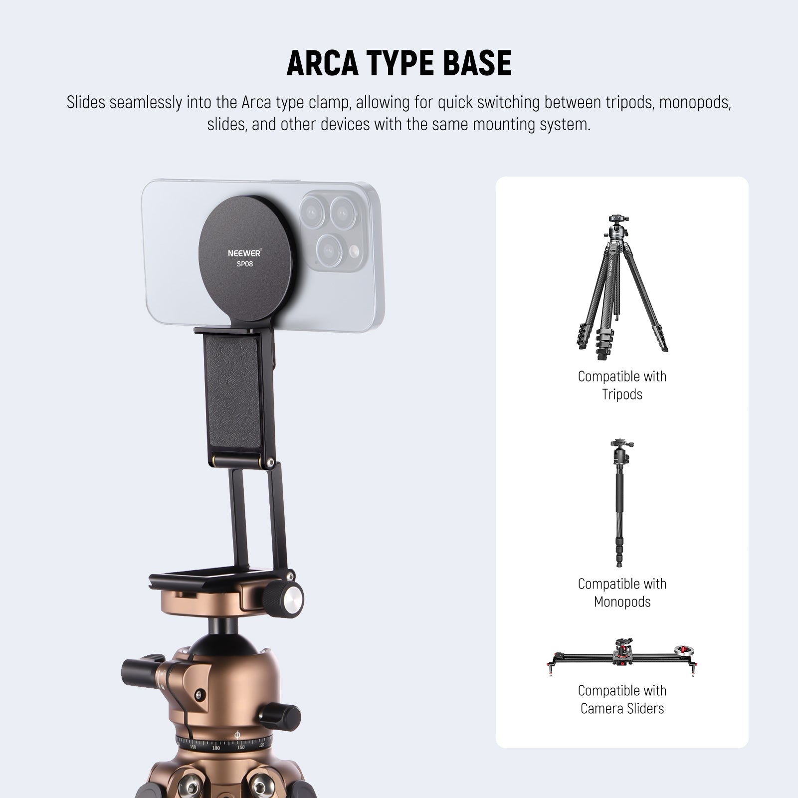 Neewer SP08 Phone Camera Monitor Mount