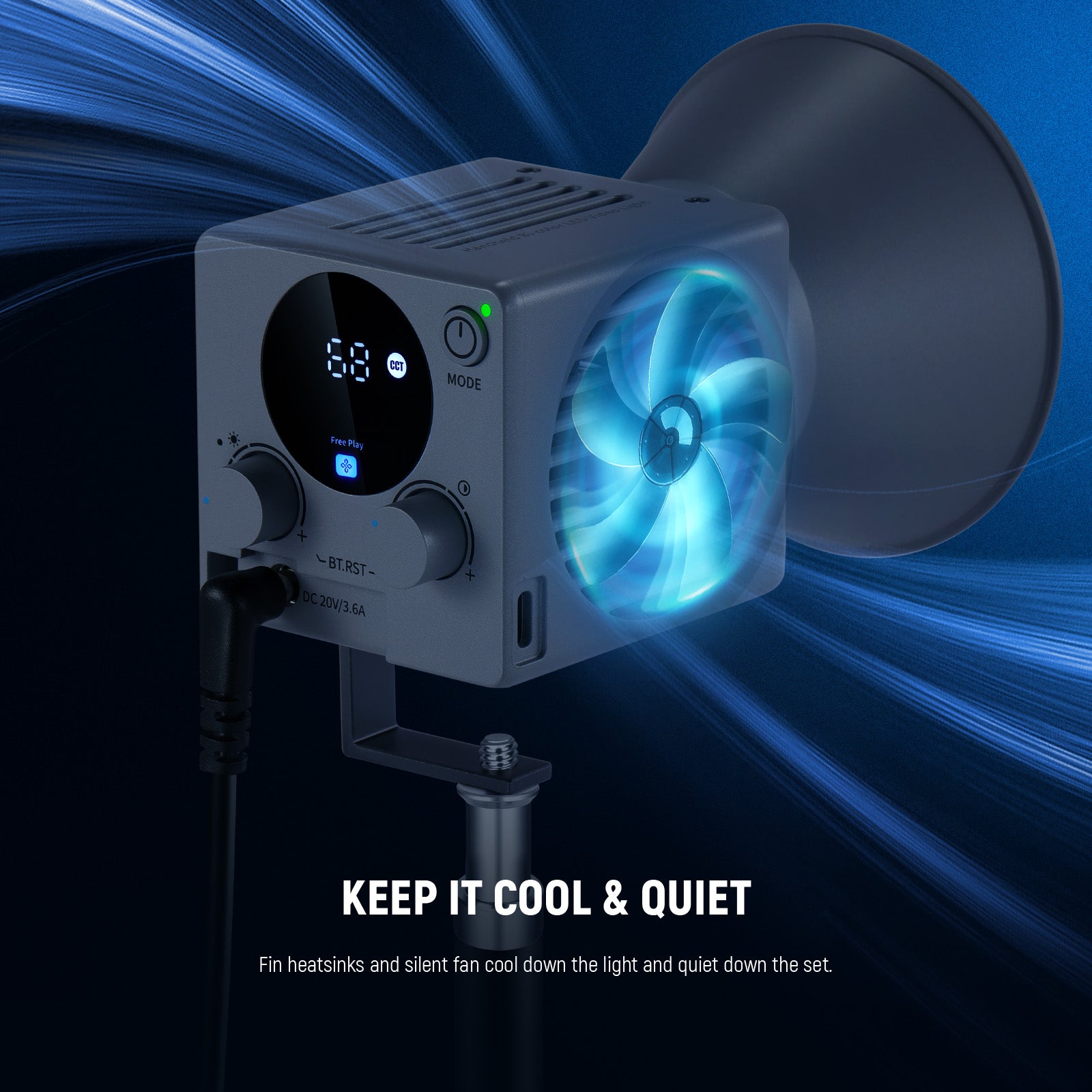 NEEWER HS60B Bi-Color Mini Light | COB LED Video Light