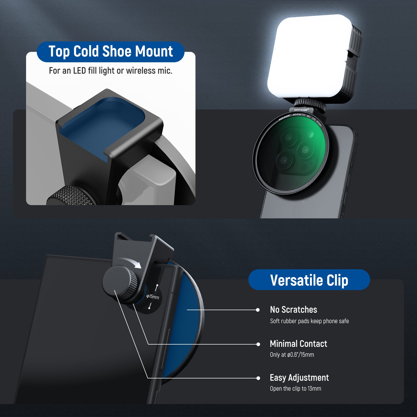 Neewer Magnetic CPL Phone Filter - Thumbnail 4