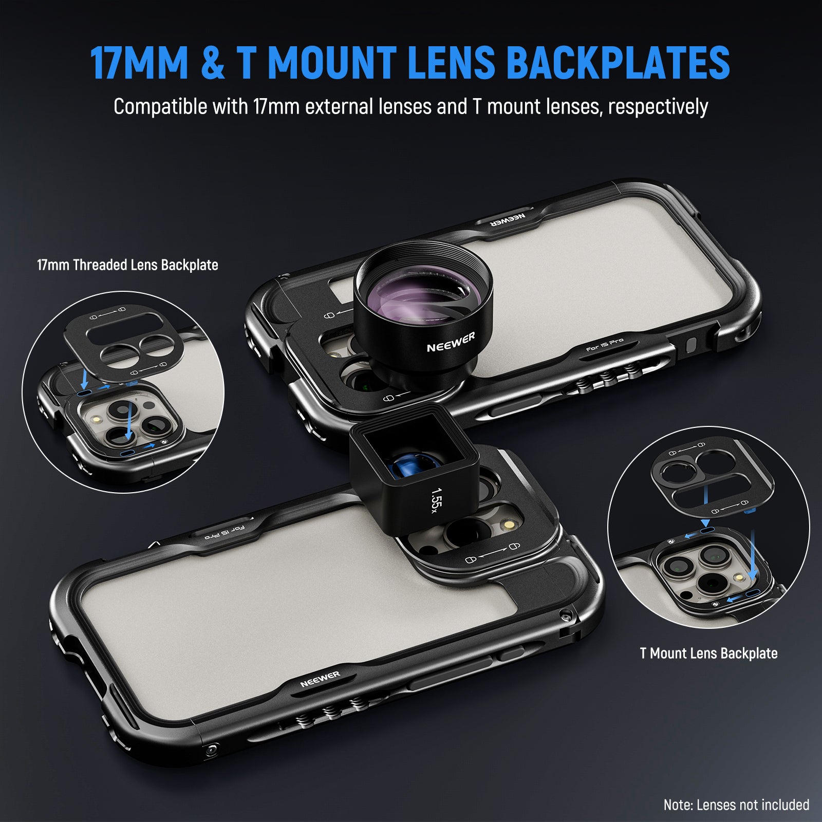 NEEWER iPhone 15pro用ケージセット Amazon.co.jp: NEEWER 15 Pro