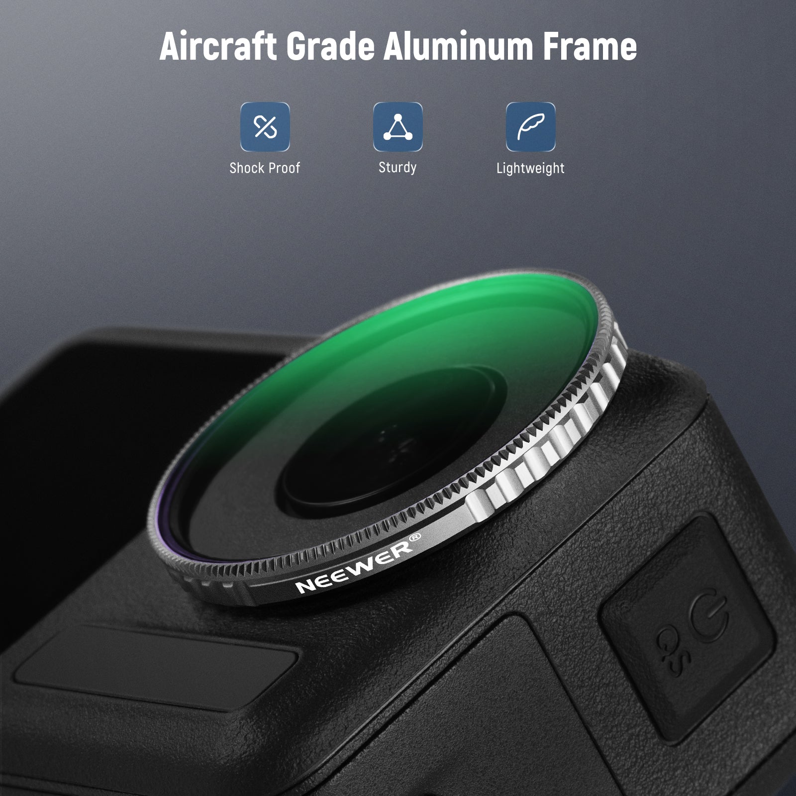 NEEWER 6 Pack Filter(ND+CPL) Set For DJI Osmo Action 4