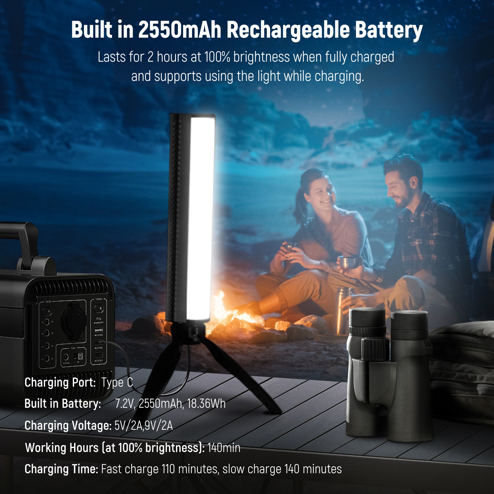 NEEWER TL21C RGB LED Tube Light | Handheld Light Wand