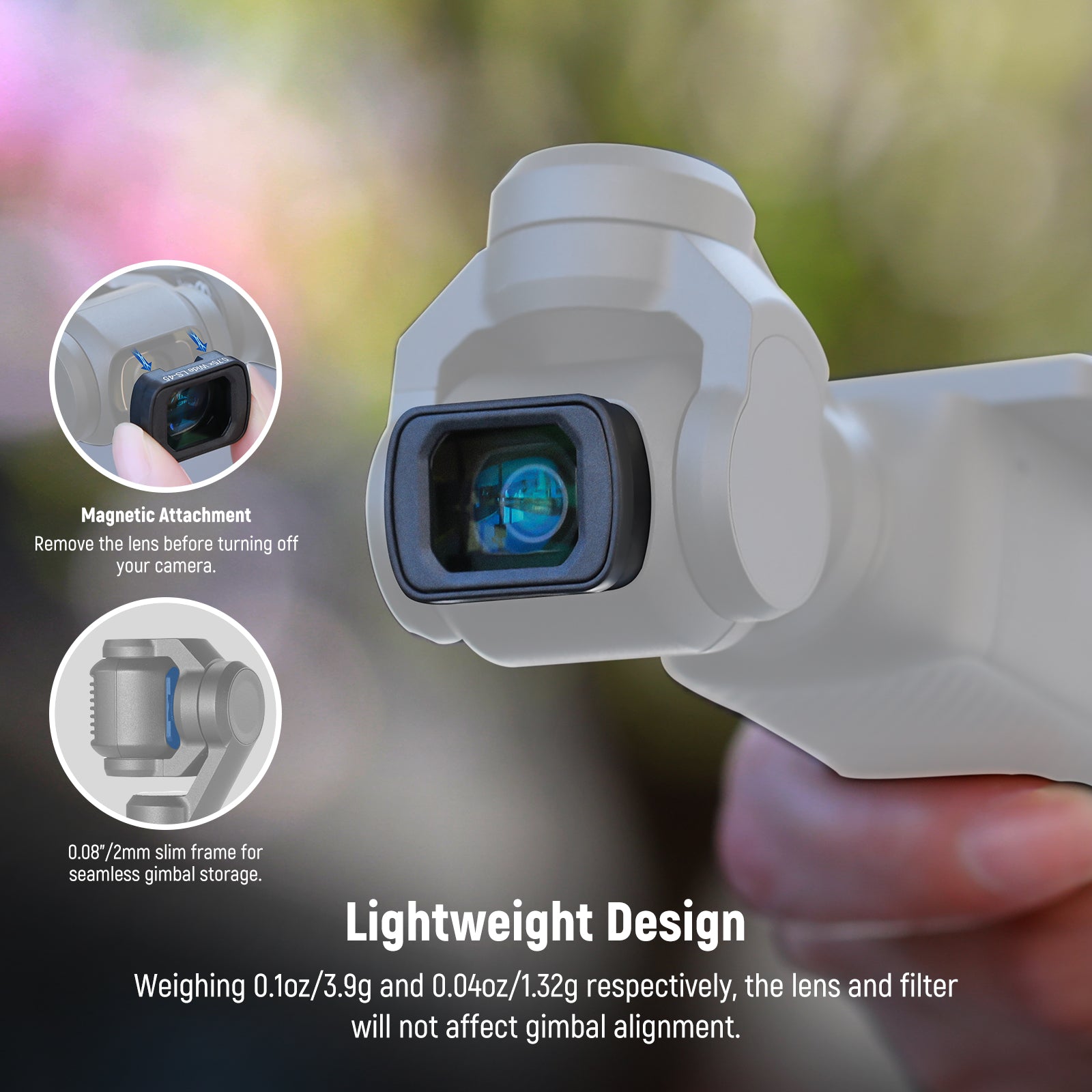 NEEWER ND Filter Set & Wide Angle+Macro Lens for Pocket 3 / Pocket