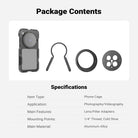 Package Contents of the NEEWER PA146 Phone Cage For VIVO X200 Ultra Kit