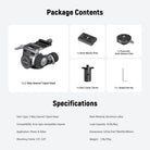 Package Contents of the NEEWER TH14 2 Way Geared Tripod Head Kit