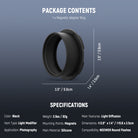 Specifications of the NEEWER CRS13 Flash Magnetic Adapter Ring