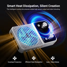 The NEEWER FS60B Bi-Color LED Video Light features an intelligent cooling fan.