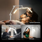 NEEWER BASICS HM06-D LED Lash Light with Wheeled Stand is ideal for eyelash extensions, manicure, and skincare.