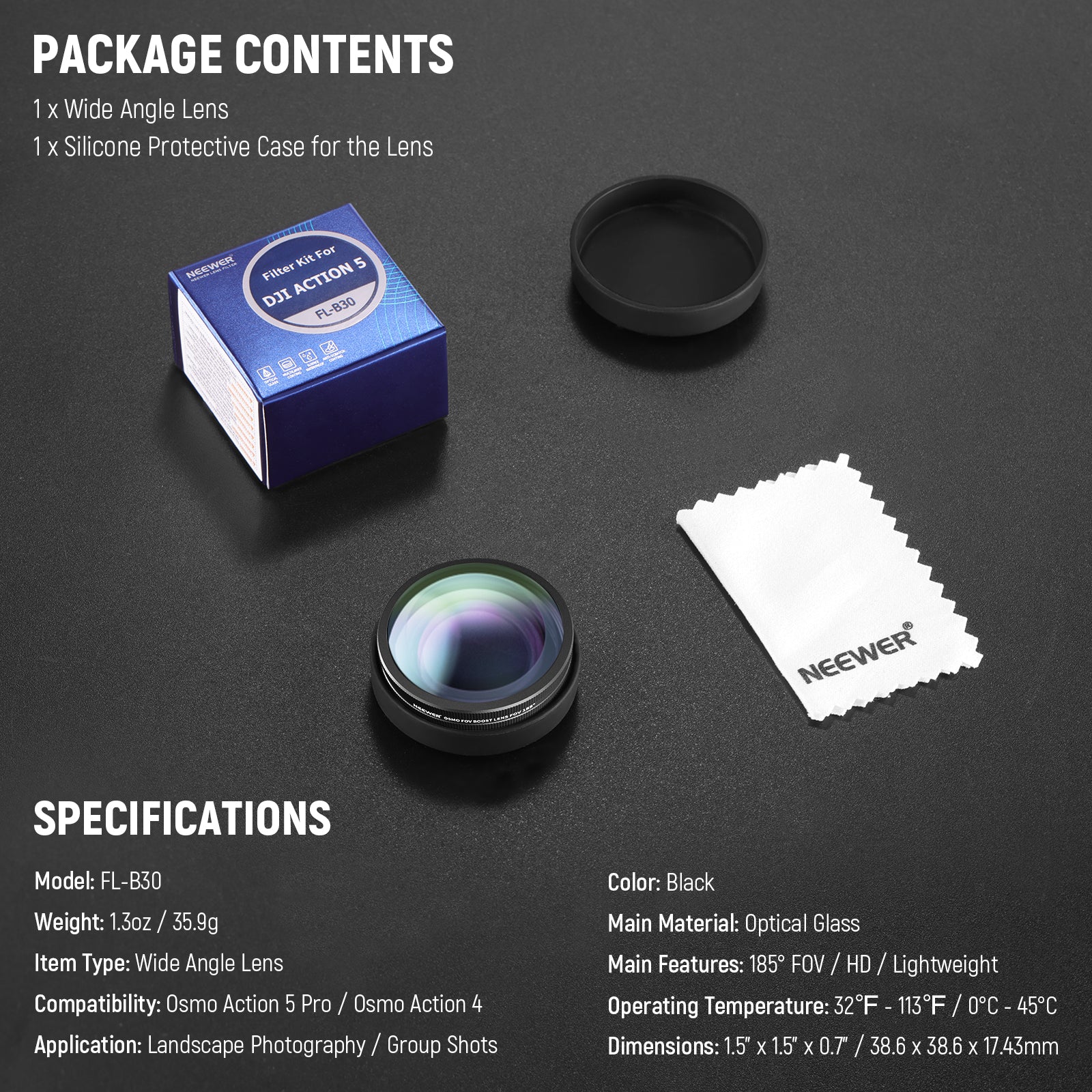 Neewer FL-B30 FOV Boost Lens - Thumbnail 4